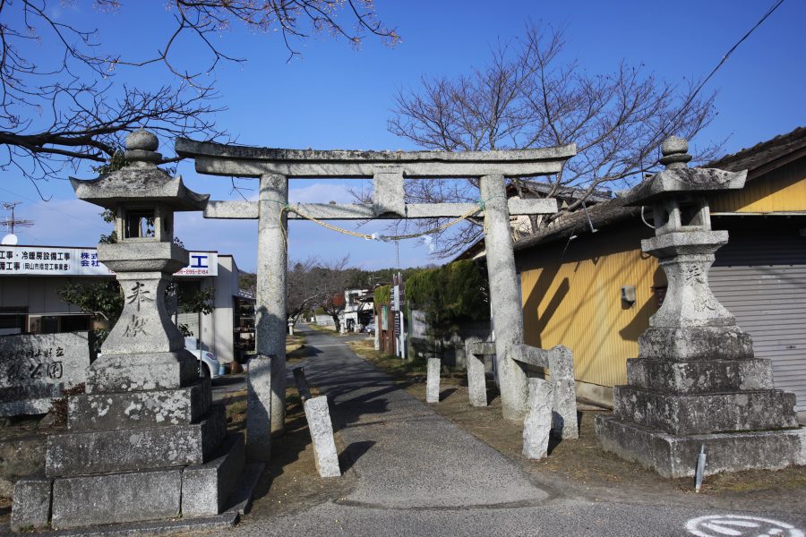 日本最古の石鳥居