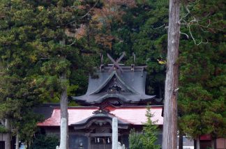 山村の神社