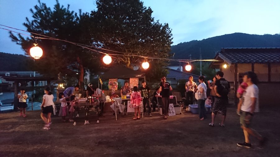 吉ヶ原八幡神社の夏祭り