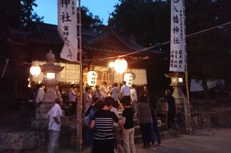 吉ヶ原八幡神社の夏祭り