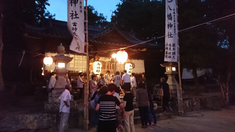 吉ヶ原八幡神社の夏祭り