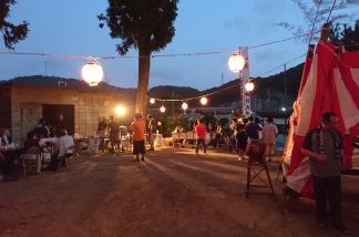 吉ヶ原八幡神社の夏祭り