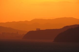 日の出直後の風景